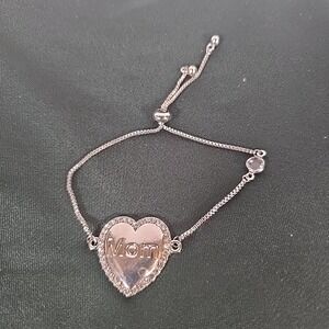 Mom Bracelet Silver‎ Color Bolo Closure